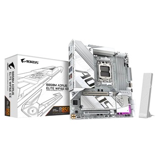 Gigabyte B850M AORUS ELITE WIFI6E ICE desktop alaplap microATX