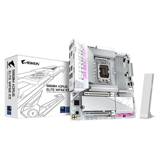 Gigabyte B860M AORUS ELITE WIFI6E ICE desktop alaplap microATX