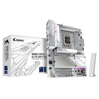 Gigabyte B860 AORUS ELITE WIFI7 ICE desktop alaplap ATX