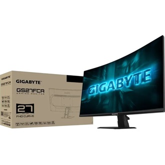 Gigabyte GS27FCA 27" ívelt VA LED gaming monitor fekete 200Hz FreeSync Premium