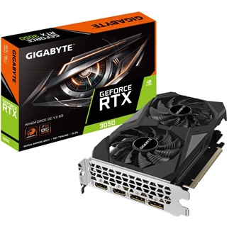 Gigabyte GeForce RTX 3050 WindForce 2 V2 OC 6GB GDDR6 96-bit grafikus kártya