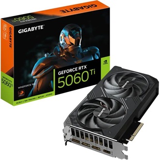 Gigabyte GeForce RTX 5060 Ti WindForce2 16GB GDDR7 128-bit grafikus kártya