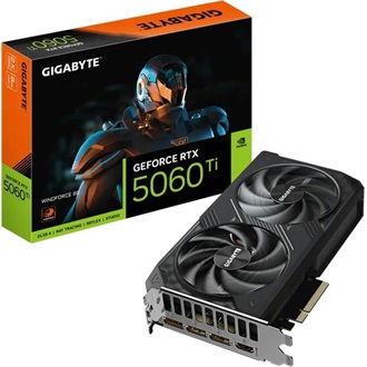 Gigabyte GeForce RTX 5060 Ti WindForce2 8GB GDDR7 128-bit grafikus kártya