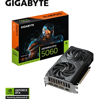 Gigabyte GeForce RTX 5060 WindForce2 MAX OC 8GB GDDR7 128-bit grafikus kártya