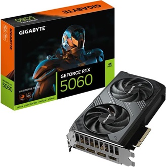 Gigabyte GeForce RTX 5060 WindForce2 OC 8GB GDDR7 128-bit grafikus kártya