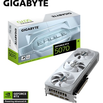 Gigabyte GeForce RTX 5070 Eagle Ice OC 12GB GDDR7 192-bit grafikus kártya