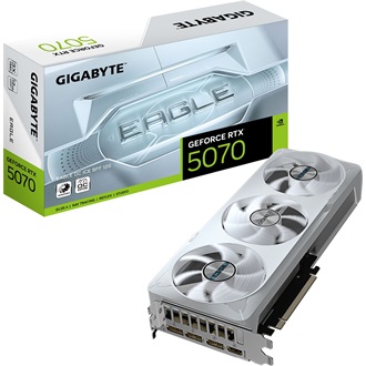 Gigabyte GeForce RTX 5070 Eagle Ice OC 12GB GDDR7 192-bit grafikus kártya