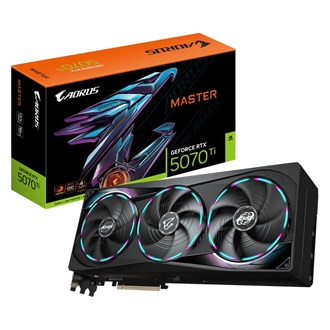 Gigabyte GeForce RTX 5070 Ti Aorus Master 16GB GDDR7 256-bit grafikus kártya
