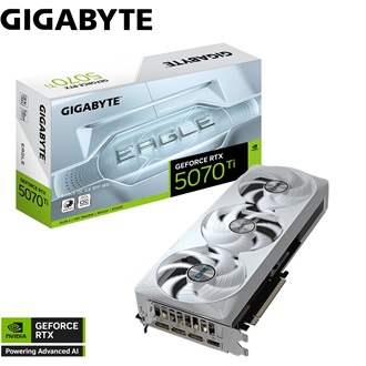 Gigabyte GeForce RTX 5070 Ti Eagle Ice OC 16GB GDDR7 256-bit grafikus kártya