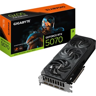 Gigabyte GeForce RTX 5070 WindForce3 OC 12GB GDDR7 192-bit grafikus kártya