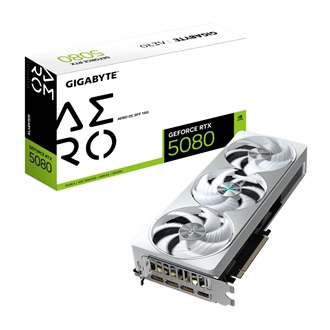 Gigabyte GeForce RTX 5080 Aero OC 16GB GDDR7 256-bit grafikus kártya