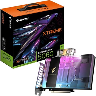 Gigabyte GeForce RTX 5080 Xtreme WaterForce WB 16GB GDDR7 256-bit grafikus kártya