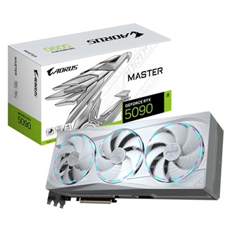 Gigabyte GeForce RTX 5090 Aorus Master Ice 32GB GDDR7 512-bit grafikus kártya