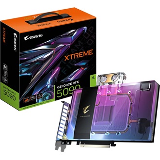 Gigabyte GeForce RTX 5090 Xtreme WaterForce WB 32GB GDDR7 512-bit grafikus kártya