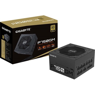 Gigabyte P750GM ATX desktop tápegység 750W 80+ Gold BOX
