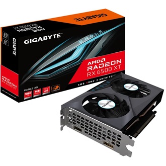 Gigabyte Radeon RX 6500 XT Eagle 4GB GDDR6 64-bit grafikus kártya