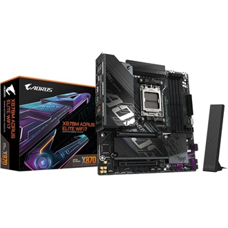 Gigabyte X870M AORUS ELITE WIFI7 desktop alaplap microATX
