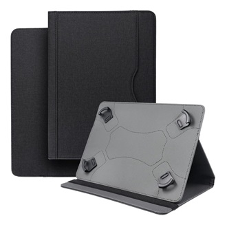 Gigapack Tok álló, textil hatású univerzális, 10" méret, FEKETE