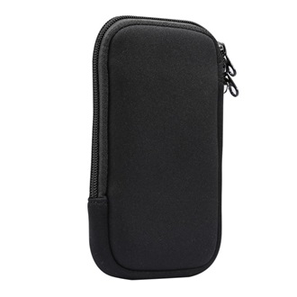 Gigapack tok álló, textil univerzális, 7.2" méret + nyakpánt, FEKETE