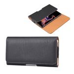 Gigapack tok fekvő, bőr hatású univerzális, 6.3" méret, FEKETE