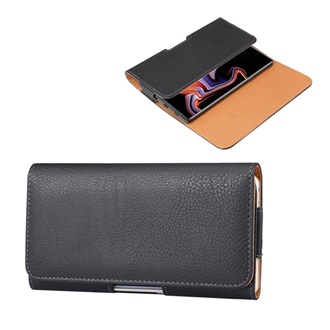 Gigapack tok fekvő, bőr hatású univerzális, 6.3" méret, FEKETE