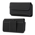 Gigapack tok fekvő, bőr hatású univerzális, 6.4 - 6.9" méret, FEKETE