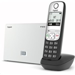 Gigaset BasicLine IP + Comfort 500HX vezeték nélküli VoIP telefon + bázisállomás ezüst-fekete