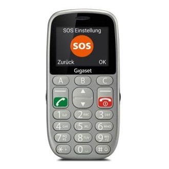 Gigaset GL390 Senior Dual SIM mobiltelefon szürke