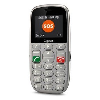 Gigaset GL390 Senior Dual SIM mobiltelefon szürke