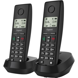 Gigaset PURE 200 Duo vezeték nélküli asztali telefon fekete