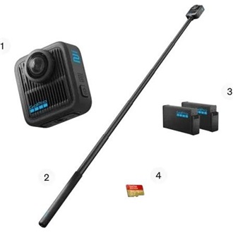 GoPro MAX2 Accessories Bundle sportkamera szürke