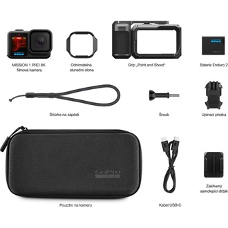 GoPro MISSION 1 PRO sportkamera fekete