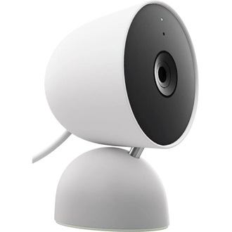 Google Nest Cam Wired Wi-Fi Bluetooth smart home IP kamera (Snow)