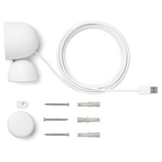 Google Nest Cam Wired Wi-Fi Bluetooth smart home IP kamera (Snow)