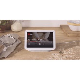 Google Nest Hub 2 Wi-Fi okosotthon vezérlő fehér