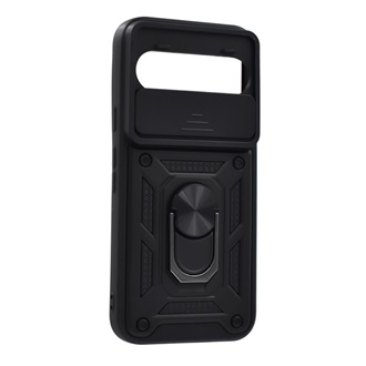 Google Pixel 10 GIGAPACK Defender szilikon telefonvédő ütésállóság, kameravédő, FEKETE