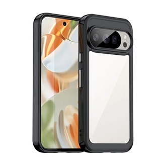 Google Pixel 10 GIGAPACK Szilikon telefonvédő ütésállóság, átlátszó hátlap, FEKETE