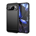 Google Pixel 10 GIGAPACK Szilikon telefonvédő ütésállóság, karbon minta, FEKETE