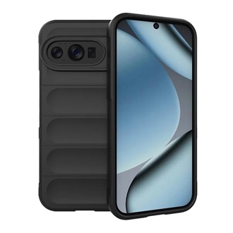 Google Pixel 10 Pro / 10 GIGAPACK Szilikon telefonvédő ütésállóság, 3D, FEKETE