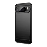 Google Pixel 10 Pro XL GIGAPACK Szilikon telefonvédő ütésállóság, karbon minta, FEKETE