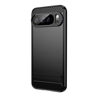 Google Pixel 10 Pro XL GIGAPACK Szilikon telefonvédő ütésállóság, karbon minta, FEKETE