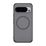 Google Pixel 10 Pro XL NILLKIN SUPER FROSTED PRO MAGNETIC műanyag telefonvédő mágneses, gumírozott, ÁTLÁTSZÓ/FEKETE
