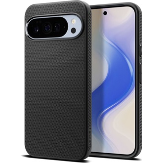 Google Pixel 10 Pro XL SPIGEN LIQUID AIR szilikon telefonvédő ütésállóság, MagSafe, FEKETE