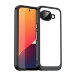 Google Pixel 10a GIGAPACK Szilikon telefonvédő ütésállóság, átlátszó hátlap, FEKETE