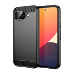 Google Pixel 10a GIGAPACK Szilikon telefonvédő ütésállóság, karbon minta, FEKETE