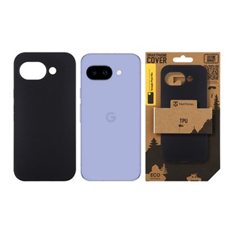 Google Pixel 10a TACTICAL TPU szilikon telefonvédő ultravékony, ütésállóság, FEKETE