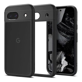 Google Pixel 8a 5G SPIGEN ULTRA HYBRID műanyag telefonvédő ütésállóság, légpárnás keret, FEKETE/ÁTLÁTSZÓ