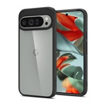 Google Pixel 9 Pro XL 5G SPIGEN ULTRA HYBRID műanyag telefonvédő ütésállóság, légpárnás keret, ÁTLÁTSZÓ/FEKETE