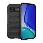 Google Pixel 9a GIGAPACK Szilikon telefonvédő ütésállóság, 3D, FEKETE