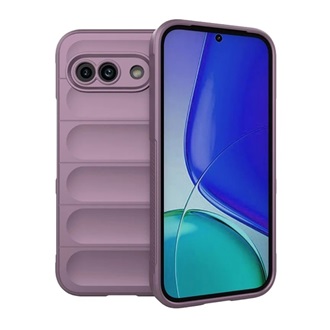 Google Pixel 9a GIGAPACK Szilikon telefonvédő ütésállóság, 3D, LILA